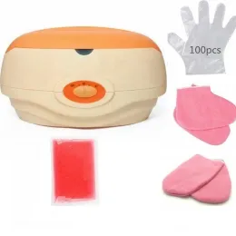 POTS Epilator Hand Paraffin Terapi Bad Vaxvärmare Pot Warmer Beauty Salon Spa Equipment Kererapi System Orange