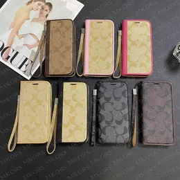 إسقاط سفينة الهاتف الفاخرة المحفظة للهاتف iPhone 15 14 13 12 11 Pro Max XS XS 8 7 Plus Bremium Trendy Leather Protect