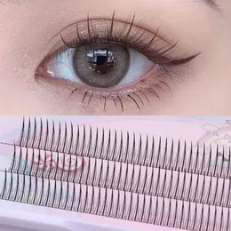 Fałszywe rzęsy Czarne brązowe rzęsy 9-13 mm A/m Kształt Wispy Puszysty DIY Fairy Look Lash Clusters dla kobiet