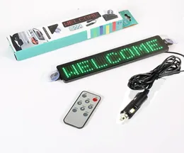 9 인치 23cm 12V LED 표지판 사용자 정의 영어 텍스트 디스플레이 보드 스크롤 정보 SN 라이트 모듈 1173833에 대한 리모컨 리모컨