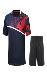 2020 New Badminton Suit Short Sleeve Men039 및 Women039S 셔츠 반바지 스포츠웨어 탁구 정장 테니스 정장 스포츠웨어 8245350