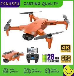 Conusea L900 GPS Dron 4K z aparatem Składany helikopter RC Quadcopter Dron Bezszczotkowy silnik Profesjonalne drony6870192