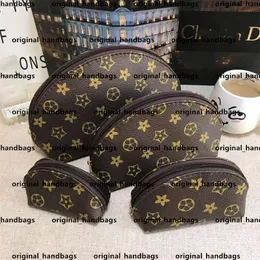 Bolsas de grife 4pcs/conjunto Mulheres Bolsas de cosméticos famosos bolsas de maquiagem bolsa de viagem bolsa de viagem maquia