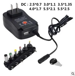 3V 45V 5V 6V 75V 9V 12V 2A 25A Adaptador ACDC Adapador Ajuste ajustável Charger de adaptador universal para lâmpada LED Strip5210681