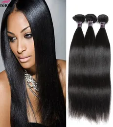 Ishow Human Hair Weave Bundles 10A 브라질 스트레이트 헤어 3Bundle은 REMY 828 인치 머리카락 확장 여성 소녀 모든 나이 N1557126