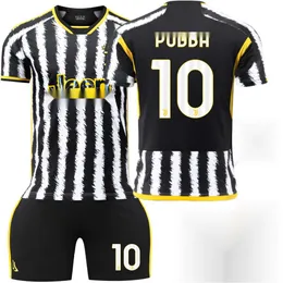 Football Jersey 2324 Juventus Home New Set No. 9 Hovic 22 Di Maria 10 Borgba 7 Chiesa