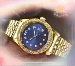 Unisex Womens Mens Quartz Watch Day Day Time There Stiches Diamonds Ring Dot Japan Quartz Движение Календарь календарь часовые календарь календарные часы Montre de Luxe подарки