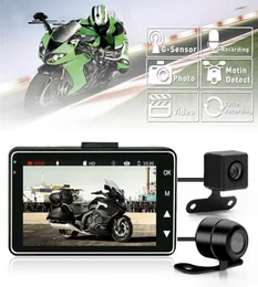 Motorcykel DVR -kamera Motorcykel Dash Cam med speciell Dualtrack Front Bakre Inspelare DashCam5104727