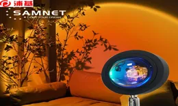 Sunset Projection Night Lights Live Broadcast Bakgrund som Galaxy Projector Atmosphere Rainbow Lamp Decoration for Bedroom7308833