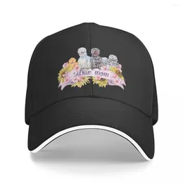 Ballkappen Silkie Chicken Mom - Sonnenblumen und Frühlingsblüten Baseballkappe UV Schutz Solar Hat Rugby Herren Frauen