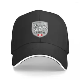 Caps de bola Canmore Canada emblema Baseball Cap vintage Funny Hat Cosplay Beach masculina feminina