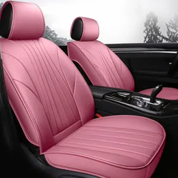 2020 Capas de assento de carro Universal Fit A maioria das capas de carros não -lips protetores de assento respirável Automóveis de luxo de luxo capa de assento Pink5522269