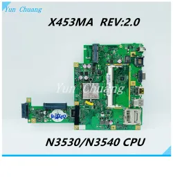 Материнская плата X453MA Mainboard для ASUS A453M D453M F453M K453M X403M X453M x453MA Материнская плата ноутбука с N3530/N3540 DDR3L 100%протестирована