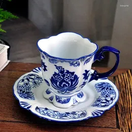 Tazze piattiere royal cinese caffettiera set di tè in porcellana tazza da tè personalizzata e tazza ceramica per la tazza eco -friendly taza