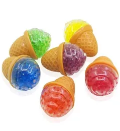 Dekompresja zabawka Fidget Toys Ice Cream Grape Bubble Ball Ball Toy Squishy Stress Relief Squeeze TPR Pinch Vent Gift7377830