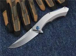 Ryssland Bear Blue Moon D2 Tactical Folding Knife Steel Blade Outdoor Camping Hunting Survival Fick Knife UtilityL EDC Tools Gift 9852451