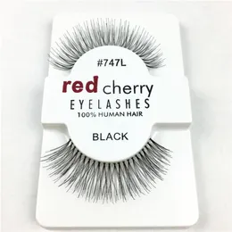 Red Cherry Falsche Wimpern 747S 747m 747L Natural Long Eye Lashes Extension Make -up Professionelles Faux Eyelash Fake Wimpern W6247366