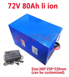 GTK Litthium Battery 72V 80AH LI ION 14400W Пиковой разряд с BMS Scooter Kit Golf Cart 72V 10A Charger2012309