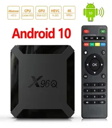 X96Q Android 100 TV -Box 2GB16GB Allwinner H313 Quad Core 4K 24G WiFi Smart Media Player PK TX3 H96 MAX2904280