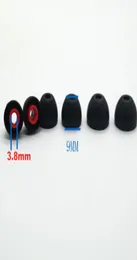 100pcs50 pary 38 mm SML podwójne poduszki do uszu na Sony dla słuchawek miękkie silikonowe osłony słuchawki Earbud