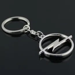 5PCSLOT Fashion Metal 3D Car Logo KeyChain Key Chain Keyring Key Ring Chaveiro Llavero för Opel Auto Pendant Car Accessories Whol8568092