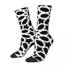 Мужские носки смешной сумасшедший носок для мужчин черные белые цветы Дизайн хип -хоп хараджуку восточный качество качества