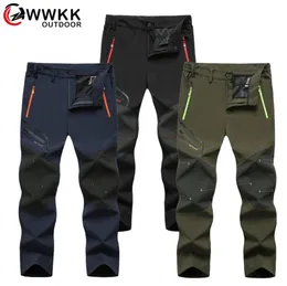 Waterproof Hiking Pants Men Softshell Fishing Camping Climb Ski tactical Trousers Summer Winter Breathable Outdoor Pant9322656