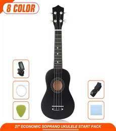 21 بوصة ميني القيثارة 4 سلاسل القيثارة الملونة Mini Guitar Musical Education Toys for Kids Kids Gift Gift Hegners H9841150