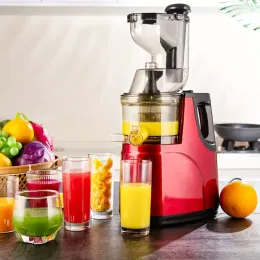 Entsafter US -Stecker langsamer Mastiziersaft, kaltes Pressesaft -Extraktor Nama Juicer Orange Juicer Äpfel Orange Zitrussuicer -Maschine