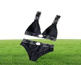 Tasarımcı Bikinis Kadın Yüzme Giyim TwoPiece Bikini Mektup Mayoları Yaz Mayo Plajı Lüks Mayo Takımları Threepoint SWI5060458