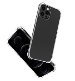 Для iPhone 141312 Mini Pro Max xs 11 Clear Case Soft TPU 1 мм антиспитанной задней крышки 200pcsup3914627