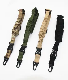 Taktyczny 1 -punktowy karabin Airsoft Akcesoria M4 AR 15 AK47 M4 M4 M16 SGUN Bungee Bungee Pasek na ramię Hunting1770068