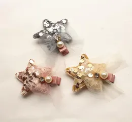 2017 Nuove sequestri moderni da 12 pcslot ragazze glitter a forma di cuore stelle con stelle clip per capelli con gabarrette adorabili animali da animale cristallino 2754378