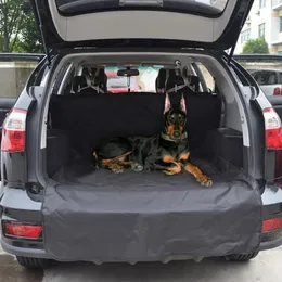Vattentät Oxford tyg husdjursmatta för SUV-bilstamlastfoder Hela omslaget fast anti-glidbilar hundbärare reser tillbehör 240412