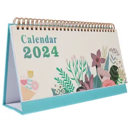 2024 Calendario della scrivania in piedi Flip gennaio 2025 giugno mensile indipendente Programma giornaliero Orgenda Organizer Home Office