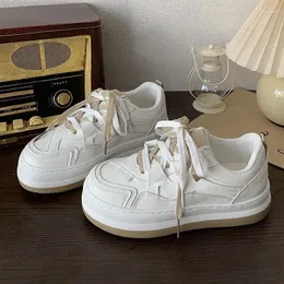 Casual Shoes White Sneakers for Women Platform Sports Vintage Vulcanize Kawaii Flats harajuku 2024 Korean Tennis Kvinna
