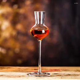 Wine Glasses 140ml Scotland Whisky Smelling Crystal Cup Whiskey Scent Brandy Snifter Tulip Aroma Professional Tasting Glass