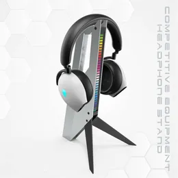 Alienware Alien Eorphone 스탠드 RGB 분위기 라이트 효과 음악 점프 헤드폰 행거에 적합합니다.