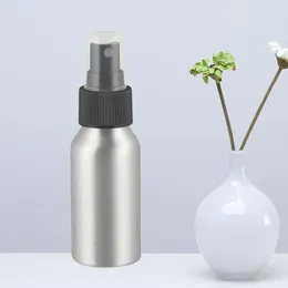 Bottiglie di stoccaggio in alluminio a nebbia fine spray metall