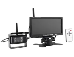 Fotocamera posteriore wireless da 100 m 24 GHz 7Quot 800480 TFT LCD Schermo Vista posteriore Monitoraggio Monitora