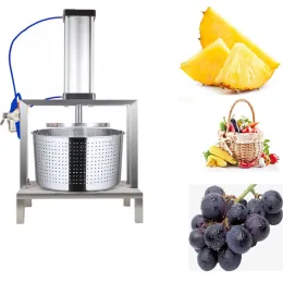 Juicers stor kapacitet kommersiell juice press rostfritt stål pneumatisk druva honung juicer vegetabilisk uttorkningsmaskin