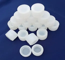 100x 2 ml Nicht -Stick -Silikonbehälter Jar für Wachs Bho Öl Butan Vaporizer Siliziumgläser DAB Wachs Container Clear Rasta Black9289808