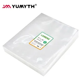 Machine Yumyth 50/100pcs sacos de vácuo para alimentos bpafree sous vide bolsas de vácuo em relevo, sacos de armazenamento de embalagem