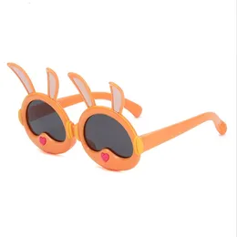 Girls Sunglasses Kid Sun Glasses Children Glasses Polarized Lenses Boys Silicone UV400 Child Mirror Baby Cat Rabbit Eyewear
