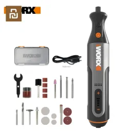 Aksesuarlar Xiaomi Worx 4V/8V Döner Aracı USB Şarj Cihazı WX106/WX750 Kablosuz Mini Gravür Taşlama Parlatma Değişken Hızlı Elektrikli El Alımları+ACC