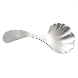 Spoons Stainless Steel Tea Spoon Bulk Chocolate Candy Shell Shape Scoop Silver Practical Teaspoon 304 Baby Teaware Accessories