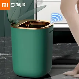 Trimmers Xiaomi Smart Sensor Trash 12L Light Light Busta Gucket Ducket Automatic Trash Bin for Kitchen Evalet Wastebasket Smart Home