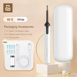 Accessori YouPin Xlife Smart Visual Ear Puller con telecamera Remover ricaricabile ricaricabile HD Endoscopio auricolare Care di pulizia cera per la pulizia