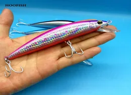 HOOFISH 5PCSLOT SINKING MINNOW FISHING LURE 40G60G 5COLORS人工餌海釣りベイトハードルアー2010309857682