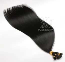 VMAE European Black Hair Refts 100g Russian Virgin Handtied Method Hand Hand Hand Handtied Sextions Extensions 1526093